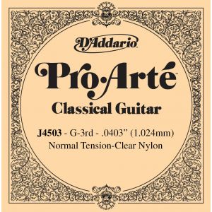 D'Addario Daddario J4503 corde pour guitare classique tension normale (G3)