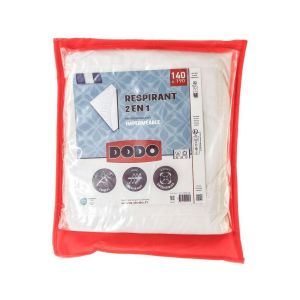Dodo | Protège Matelas Imperméable 140x190 | pour lit 1 Personne | Protège Matelas Respirant 2 en 1 | Douceur et Gestion de l'Humidité | Lavable en Machine à 60°c