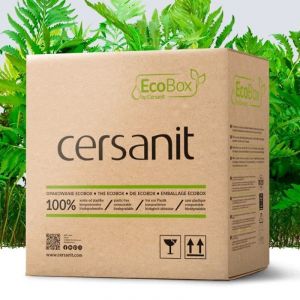 Cersanit Mille Cuvette suspendue sans bride avec abattant softclose, Blanc (S701-454-ECO)