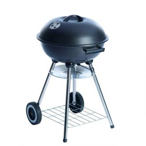 Kooki Barbecue rond avec couvercle en acier 43 cm