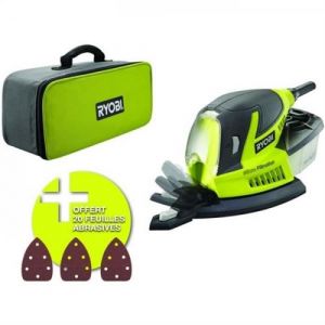 Ryobi Ponceuse triangulaire 100W 20 abrasifs RPS100GA20