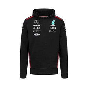 Sweatshirt - MERCEDES AMG PETRONAS - Officiel - Noir - Manches longues - Mixte