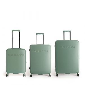 LUGGAGE STUDIO - Valise rigide en polycarbonate avec serrure TSA et roues multidirectionnelles