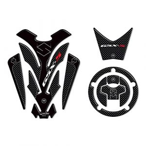Kit Autocollant 3D Protections R&eacute;sine Compatible Pour Moto Gsxs Suzuki GSX-S 750