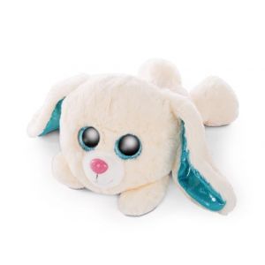 Nici Peluche lapin couch&eacute; Glubschis Wolli-Dot