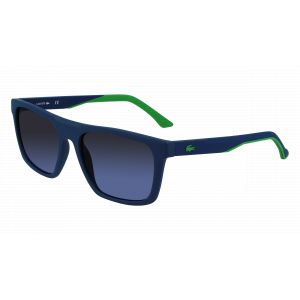 Lacoste L957S Lunettes de Soleil, Matte Blue, M pour des Hommes