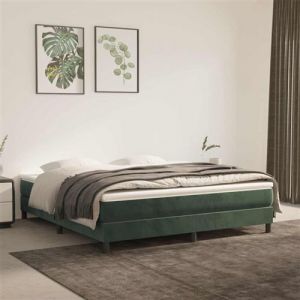 VidaXL Matelas de lit &agrave; ressorts ensach&eacute;s 160x220x20 cm velours, matelas, matelas de lit, matelas &agrave; sommier tapissier, meuble de chambre &agrave; coucher