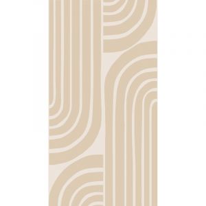 Estahome - papier peint panoramique art déco beige