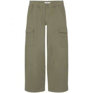 name it Pantalon cargo fille Rose 8108-BA