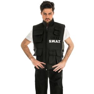 Ruedelafete Déguisement Gilet pare-balles SWAT adulte, taille M