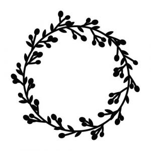 Art&eacute;mio Matrice de d&eacute;coupe Merry Christmas - Couronne 9,5 cm