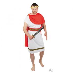 Ptit Clown Costume Romain Adulte lown Blanc - Marque lown - Taille L-XL - Polyester