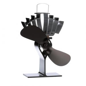 Ecofan UltrAir Ventilateur de poêle – Design Classique Puissant – 125 CFM – Idéal pour Poêles à Bois – Ventilateur Thermique pour une Circulation d’Air Efficace & des Économies de Combustible