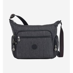 Kipling Gabbie, Sacs bandoulière femme, Bleu (Active Denim)