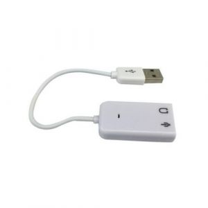 Image de Cabling Carte son cable externe USB jack micro + casque pour pc, mac