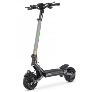 Trottinette &eacute;lectrique VIPCOO VS6 1000W Autonomie 55km Pneus 10 pouces Freins &agrave; disque Gris