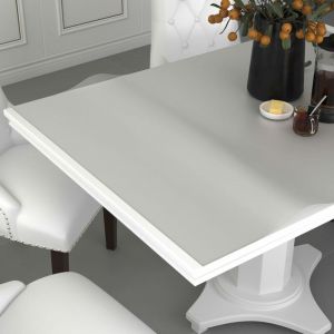 VidaXL Protecteur de table mat 90x90 cm 2 mm PVC