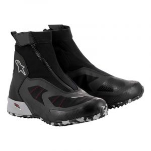 Alpinestars Baskets moto CR-8 Gore-Tex black/mid gray/bright red- 45