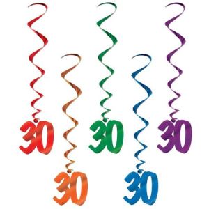 Image de 5 guirlandes verticales 30 ans