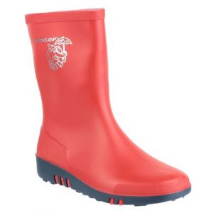 Dunlop Bottes en caoutchouc - Enfants (25 FR) (Rouge) - UTFS2806