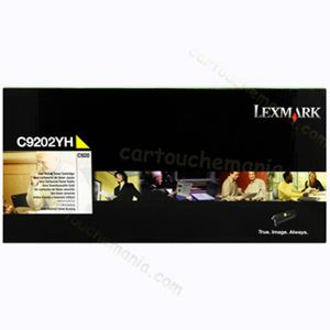 Image de Lexmark C9202YH - Toner jaune 14000 pages