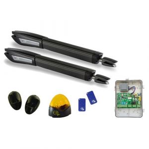 Kit Motorisation Portail Battant EA CONFORT BJ400 230 V - Maxi 300kg 3m par battant, Course 400mm, 300 W, Ouverture maxi 120°