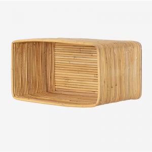 &Eacute;tag&egrave;re murale en rotin Feyrat SKLUM Marron Bois Naturel 20 cm