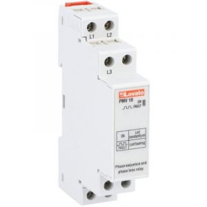 Lovato Relais voltmétrique triphasé pour défaut de phase 1M 208/480V PMV10A440