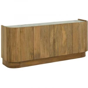 Buffet en bois de manguier et marbre Adler