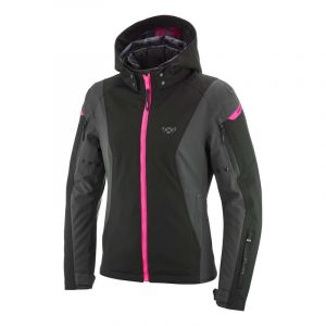 Ixon Blouson textile femme Burning Lady anthracite/noir/rose- XS