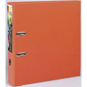Exacompta Réf. 53344E - Carton de 10 classeurs à levier A4 MAXI Prem'Touch - Dos 80 mm - Mécanique 80 mm - Dimensions extérieures : 32 x 30 x 8 cm - Format à classer A4 Maxi - Coloris : Orange