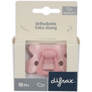 Difrax Diffrax Sucette Dental +18 mois Gems - Pink Opal
