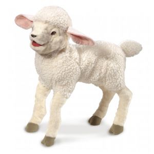 Folkmanis Peluche marionnette agneau 48 cm de la marque