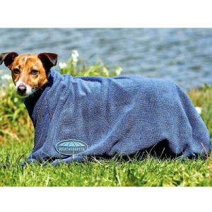 Weatherbeeta Sac de séchage - Chien (2XS) (Bleu marine) - UTWB255