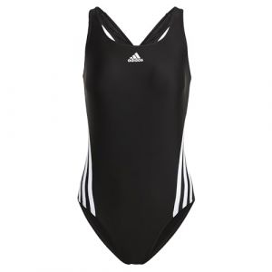 Adidas 3s Swimsuit Maillot de Bain, Noir/Blanc, 44 Femme