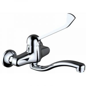 CLEVER Panam Urban Mitigeur mural de cuisine avec bec mitigeur monocommande