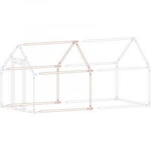Zipper Extension de l‘Enclos pour animaux domestiques + clôture 13 m