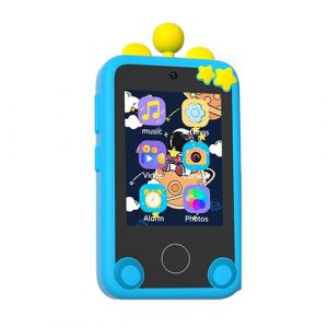 Avizar T&eacute;l&eacute;phone &Eacute;ducatif Astronaute pour Enfant 48MP &Eacute;cran 2,8" LCD Tactile Antichoc Bleu