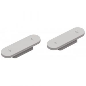 Loqueteaux magn&eacute;tiques pour portes d'int&eacute;rieur Magnotica Pro - mod&egrave;le E forme ronde - finition chrom&eacute; mat - ARLU