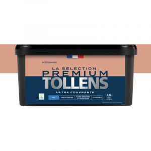Tollens Peinture int&eacute;rieuree couleurs - La S&eacute;lection Premium Mat - Ultra Couvrante - Rose Sahara 2,5 L - 30m&sup2;