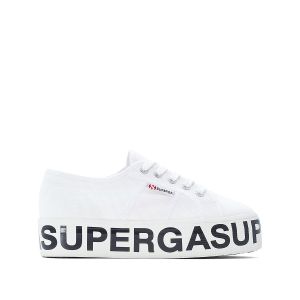 Image de Superga 2790 CotW Outsole Letteri - Baskets Femme, Blanc