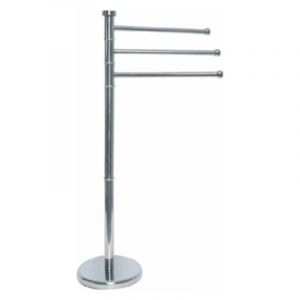 King Home P1592246 Lampadaire Porte Serviettes 3 Bras, Ø 23 X 88H