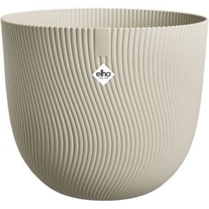 Pot de fleurs - ELHO - Sereh Rond 47 - Beige - Ø 47 x H 40 cm - 100% recyclé