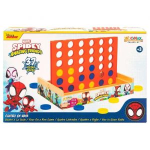 Juego Cuatro en Raya madera Spidey Marvel