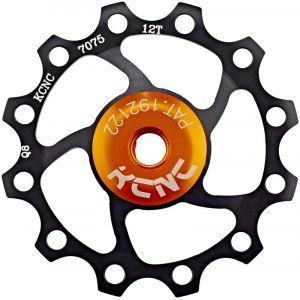 KCNC Jockey Wheel 12 dents palier SS, black Accessoires transmission