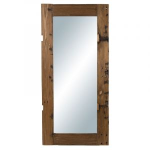 Image de Miroir Rectangulaire en Bois "Chill" 170cm Naturel Prix