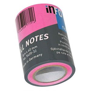 JPC CRÉATIONS InFO 5620-32 Rouleau de notes adhésives Rose