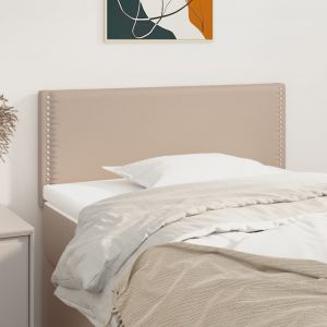 VidaXL Tête de lit Cappuccino 100x5x78/88 cm Similicuir Cappuccino
