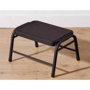Premier housewares Escabeau Marchepied en M&eacute;tal Noir - Noir