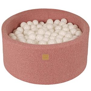 Boucle Rose Piscine &agrave; balles: Blanc H40cm